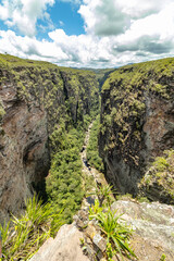 natural landscape in Cascavel district, city of Ibicoara, State of Bahia, Brazil