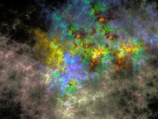 Imaginatory fractal abstract background Image