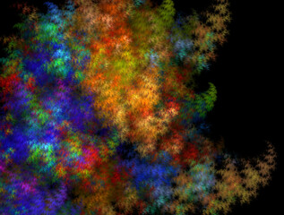 Imaginatory fractal abstract background Image