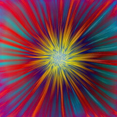 Obraz premium Tie Dye Flower Pattern for Logo, Package, Label or Card Design