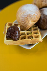 breakfast waffel