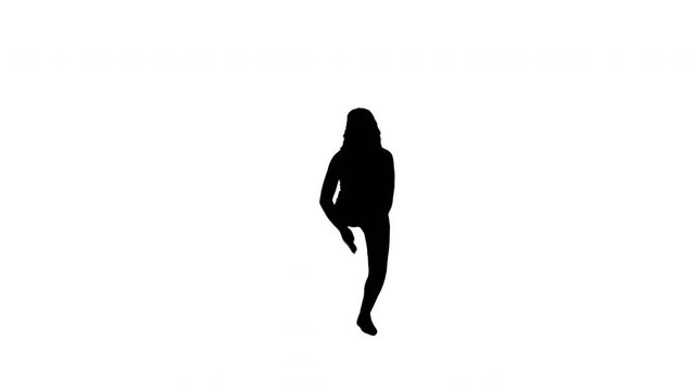 Silhouette Girl Dancer