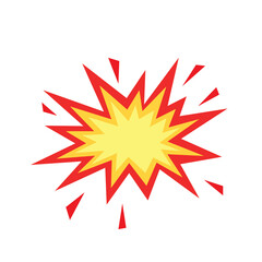 Vector illustration of spark explosion.