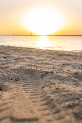 beautiful sunrise beach landscape sea view 