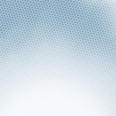 Abstract Modern Background with Retro Hexagon Halftone and Blue Gradient Color