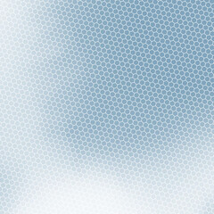 Abstract Modern Background with Retro Hexagon Halftone and Blue Gradient Color