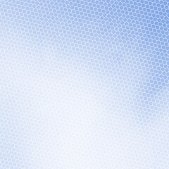 Abstract Modern Background with Retro Hexagon Halftone and Blue Gradient Color