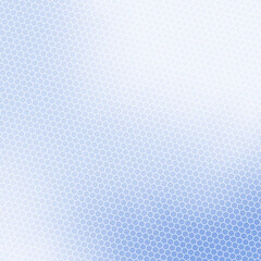 Abstract Modern Background with Retro Hexagon Halftone and Blue Gradient Color
