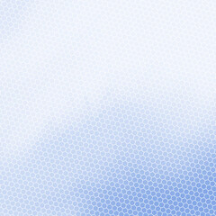 Abstract Modern Background with Retro Hexagon Halftone and Blue Gradient Color