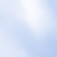 Abstract Modern Background with Retro Hexagon Halftone and Blue Gradient Color