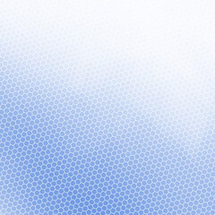 Abstract Modern Background with Retro Hexagon Halftone and Blue Gradient Color