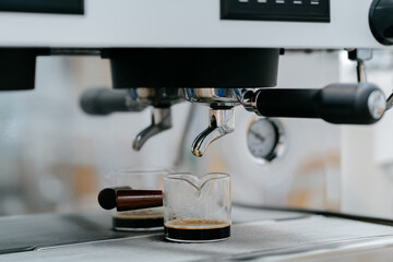 Close-up photo of a cup of coffee shot.