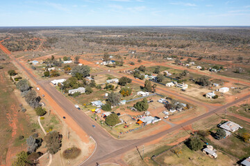 The remote outback Queensland towns wyandra .