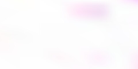 Light pink, yellow vector blur pattern.