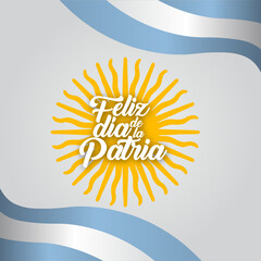 Feliz Día de la Patria Argentina, Bandera Argentina