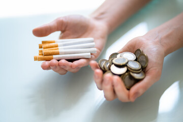 Cigarette Smoking Cost And Budget Money Loss