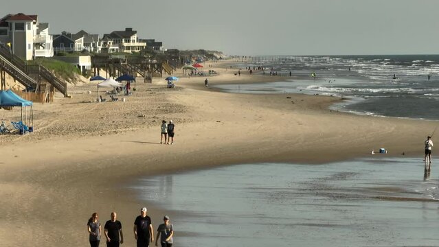 Corolla Beach North Carolina summer beach scene