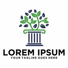Tree law office logo design