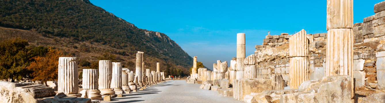 image from Ephesus historical site for web page and brochures