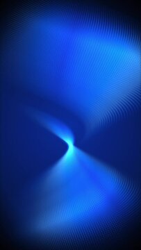 Loopable blue abstract motion background for mobile phone, vertical image
