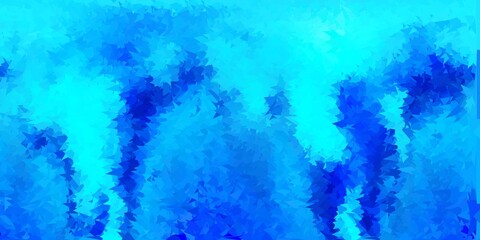 Dark blue vector geometric polygonal layout.