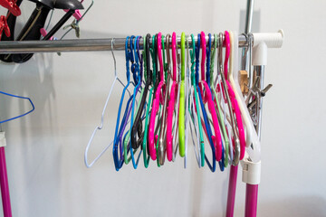 hanger empty home cluttered room fashion wear