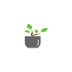 ornamental plant element icon vector design illustration
