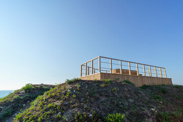 Obraz premium Landscape overlooking historic Chersonese. Sevastopol