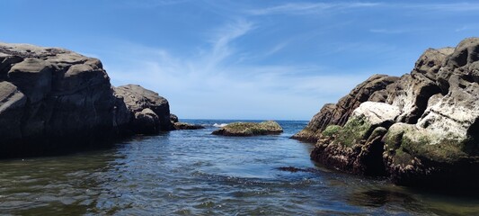 Strange rocks and rocks stretching hundreds of meters, can be said to be Bamboo Shoot Rock, Ice Cream Rock, Sea Dog Rock, etc. in the Natural Geology Classroom, New Taipei City, Taiwan