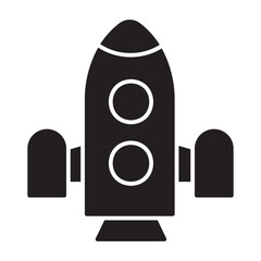 rocket glyph icon