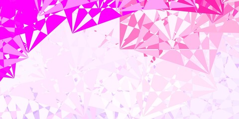 Light Purple, Pink vector texture with memphis shapes.