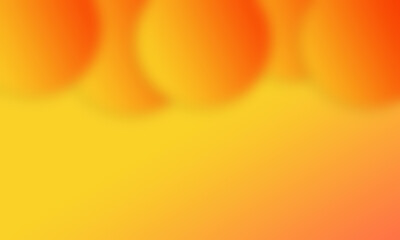 orange gradient blue background with circles on top