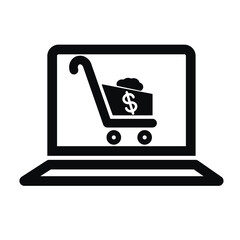 Basket, cart, internet, online, online shopping, shopping icon