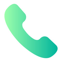Telephone gradient icon