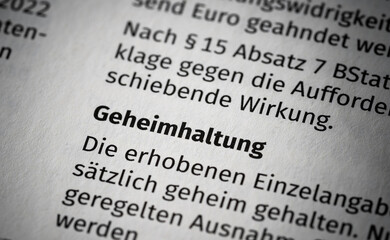 Geheimhaltung