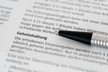 Geheimhaltung