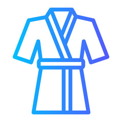 Bathrobe gradient icon