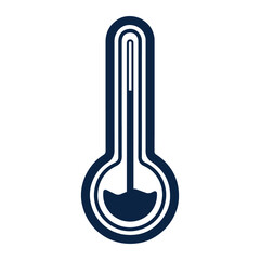 Heat or measure temperature icon