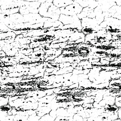 Black and white grunge. Abstract chalk strokes on a blackboard. Vector monochrome graphics. Pattern of dust, chips, destruction, dirt. Chaotic horror background