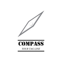 compass logo and symbol vector