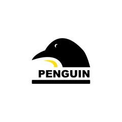 Penguin icon logo vector design