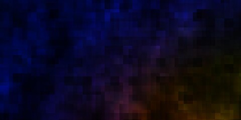 Dark Blue, Yellow vector texture in rectangular style.