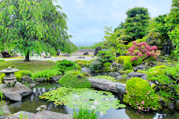Fototapeta na wymiar 京都、西山正法寺の宝生苑