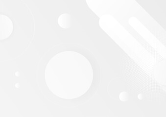 Minimal geometric white light background abstract design. Vector illustration abstract graphic design banner pattern background template.