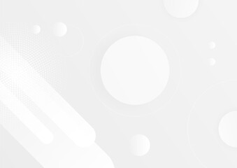 Minimal geometric white light background abstract design. Vector illustration abstract graphic design banner pattern background template.