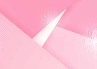Minimal geometric pink background abstract design. Vector illustration abstract graphic design banner pattern background template.