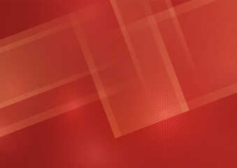 Fototapeta premium Minimal geometric red background abstract design. Vector illustration abstract graphic design banner pattern background template.