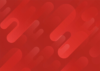 Minimal geometric red background abstract design. Vector illustration abstract graphic design banner pattern background template.