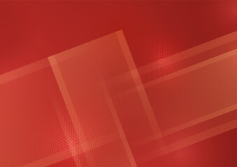 Fototapeta premium Minimal geometric red background abstract design. Vector illustration abstract graphic design banner pattern background template.