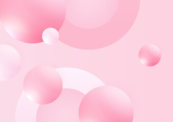 Minimal geometric pink background abstract design. Vector illustration abstract graphic design banner pattern background template.